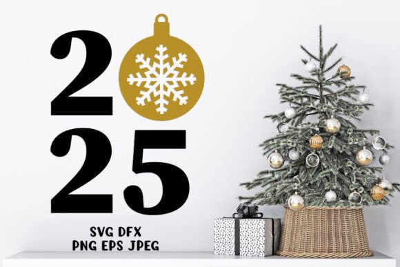 2025 Christmas Ball SVG: Festive Illustrations