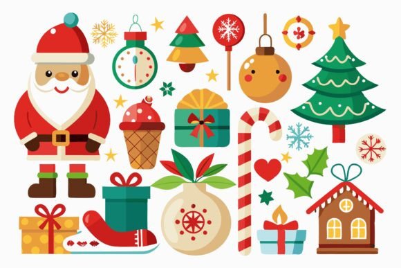 Merry Christmas Illustrations for Festive Blog Graphics