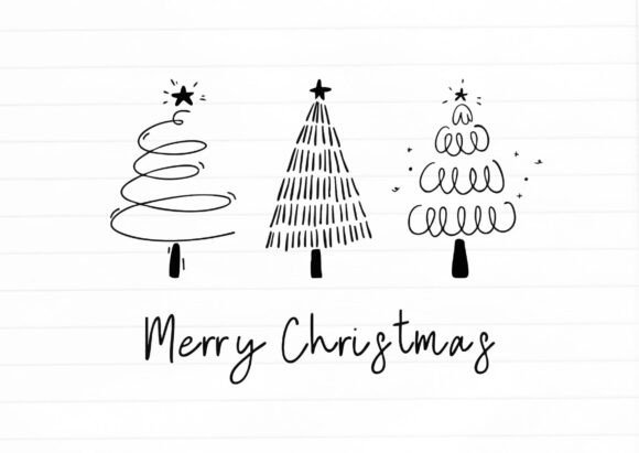 Merry Christmas Tree Doodle T Shirt Review: Freebies