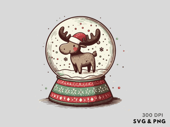 Reviewing Funny Christmas Moose Sublimation PNGs for Stitching
