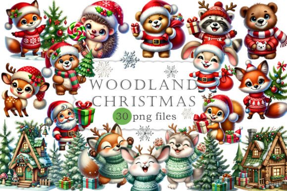 Woodland Christmas Clipart PNG: A Designer’s Review